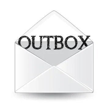 Outbox Stock Illustration