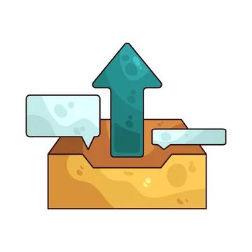 Outbox illustration 스톡 일러스트