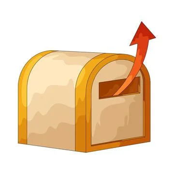 Outbox illustration 스톡 일러스트