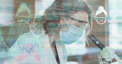 The outbreak of covid-19 has had a significant impact on the global economy Stock-Footage 330294730