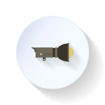 Outbreak flat icon Illustrazione stock