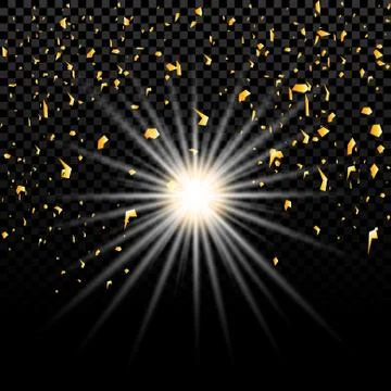 The outbreak of a new star. rays at the background gradient in the cell. Sp.. Stock Illustration