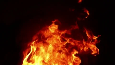 Outbreaks of fire and darkness 50/50 Stock Footage 77748750