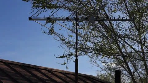 Outdated Antenna Stock Footage 23346574