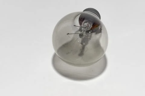 Outdated bulb with standard base Stock Photos