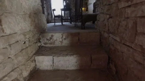 Outdated interior in the room inside the house 库存影片 102104324