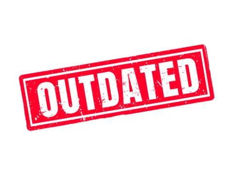 Outdated red stamp style Stock Illustration