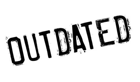 Outdated rubber stamp Illustrazione stock