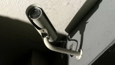Outdated Security Camera Video #6 Stock Footage 155690545