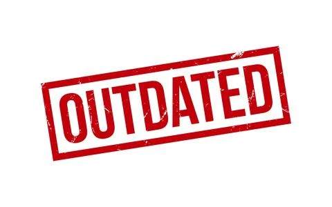 Outdated Stamp. Outdated Rubber grunge Stamp Seal Stock Illustration