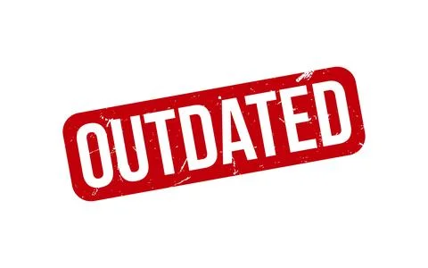 Outdated Stamp. Red Outdated Rubber grunge Stamp Stock Illustration