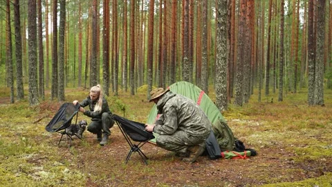 Outdoor active recreation. Video stock 320766689