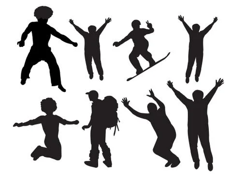 Outdoor activities Pictograms people Man Icon Sign Symbol 스톡 일러스트
