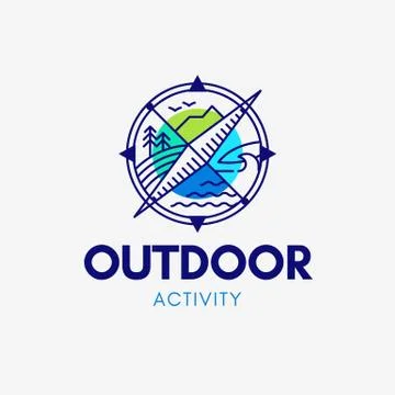 Outdoor Activity Logo Stock Illustration