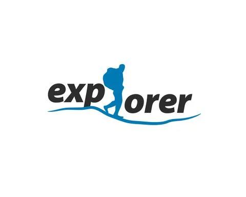 Outdoor activity logo Stock Illustration