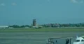 Outdoor airfield scenery domestic Airport Ngurah Rai in Bali - Indonesia 4k or 4k+ Resolution