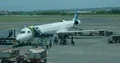 Outdoor airfield scenery domestic Airport Ngurah Rai in Bali - Indonesia 4k or 4k+ Resolution