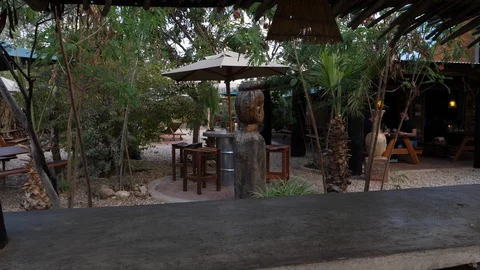 Outdoor bar in Windhoek, Namibia in 4K Stock Footage 90767960