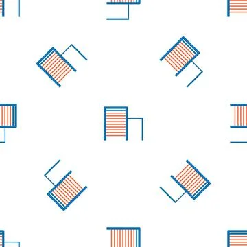 Outdoor bars pattern seamless vector 스톡 일러스트