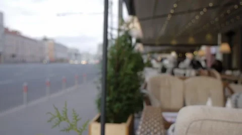 Outdoor Cafe 库存影片 51499287