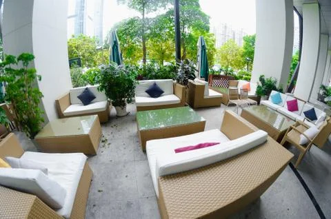 Outdoor cafe Stock Photos