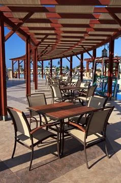 Outdoor cafe. 스톡 사진