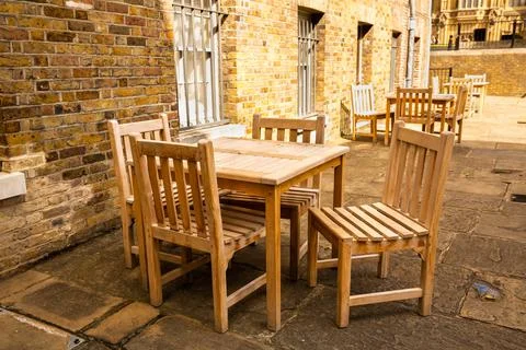 Outdoor cafe Stock Photos