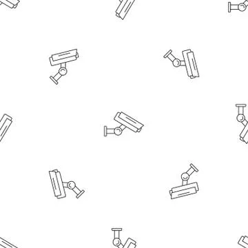 Outdoor camera security pattern seamless イラスト素材