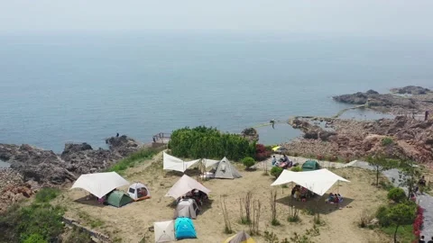 Outdoor camping in weekend Video stock 194367339