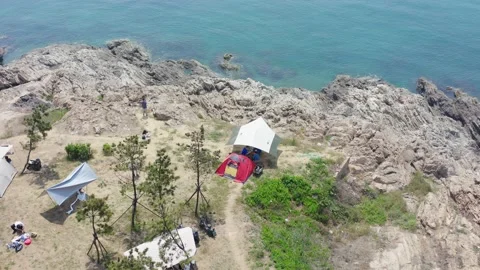 Outdoor camping in weekend Stock Footage 194367373