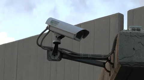 Outdoor CCTV camera. Video stock 32347423