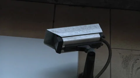 Outdoor CCTV surveillance camera. Stock Footage 32348155