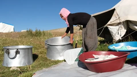 Outdoor Cheese Making Stock Footage 339226352