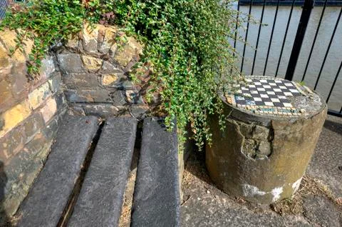 Outdoor Chess Table Stock Photos