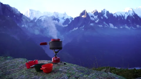 Outdoor coocking Stock Footage 162479503