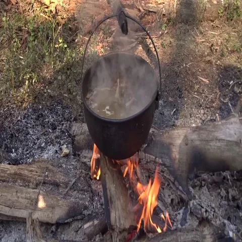 Outdoor Cooking Video stock 69273293