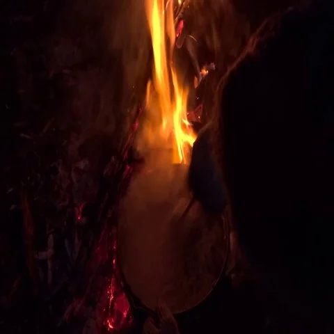 Outdoor Cooking Video stock 69273301