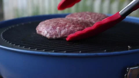 Outdoor cooking. Stock Footage 255463733