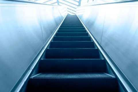 Outdoor escalator Stock Photos