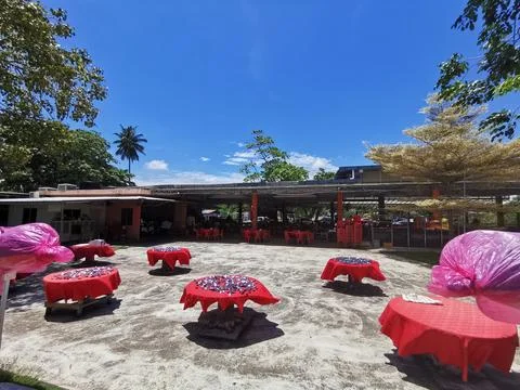 Outdoor Event Setup Stock Photos