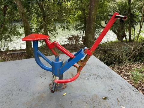 Outdoor Exercise Equipment Stock Photos