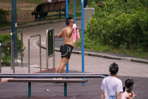 Outdoor exercise4 Stock Photos