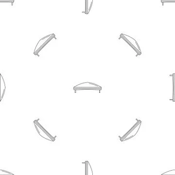 Outdoor fest tent pattern seamless vector Stock Illustration