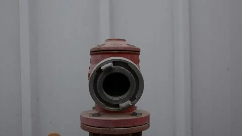 Outdoor fire hydrant. close up Видео 139533590