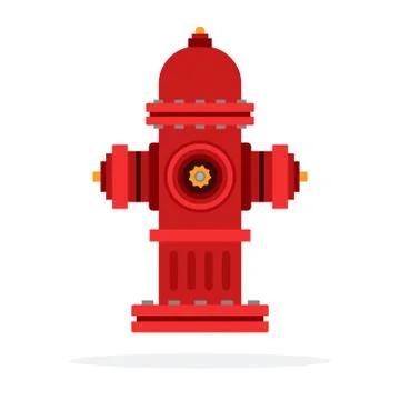 Outdoor fire hydrant Stock Illustration