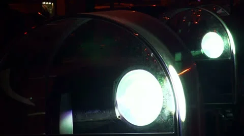 Outdoor floodlight for backlight Stock Footage 25423335