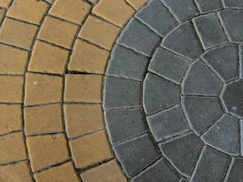 Outdoor floor pattern Stock Photos