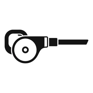 Outdoor garden leaf blower tool icon vector Stock Illustration