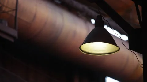 Outdoor lamp Stock Footage 48399434