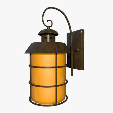 Outdoor lamp Stock Illustration